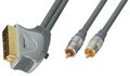  	  SCART - 2 RCA+Switch 1.5 Luxmann (405-302-*)