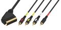  	  SCART - 4 RCA 1.5 Luxmann (408-052-*)