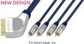  SCART - 4 RCA 1.5 Luxmann (408-122-*) PRO Silicon