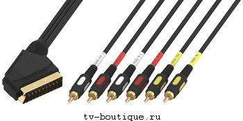  SCART - 6 RCA 1.5 Luxmann (409-052-*)