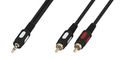  3.5St.plug - 2 RCA 1.0 Luxmann/Golinss
