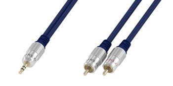  3.5St.plug - 2 RCA 5.0 Luxmann PRO